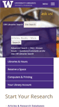 Mobile Screenshot of lib.washington.edu