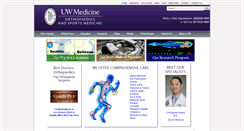 Desktop Screenshot of orthop.washington.edu