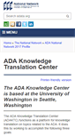 Mobile Screenshot of adakt.washington.edu