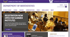 Desktop Screenshot of biostat.washington.edu