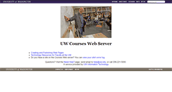 Desktop Screenshot of courses.washington.edu