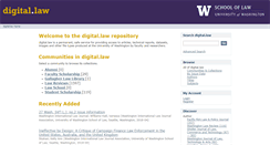 Desktop Screenshot of digital.law.washington.edu