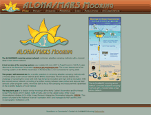 Tablet Screenshot of alohamooring.apl.washington.edu
