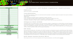 Desktop Screenshot of chimpparalogy.gs.washington.edu