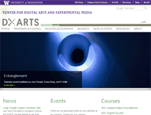 Tablet Screenshot of dxarts.washington.edu