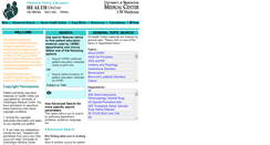 Desktop Screenshot of healthonline.washington.edu