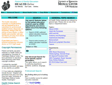 Tablet Screenshot of healthonline.washington.edu