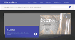 Desktop Screenshot of gs.washington.edu