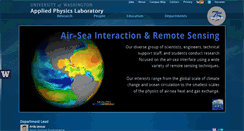Desktop Screenshot of airs.apl.washington.edu