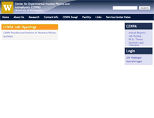 Tablet Screenshot of npl.washington.edu
