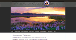 Desktop Screenshot of commissioners.co.washington.id.us