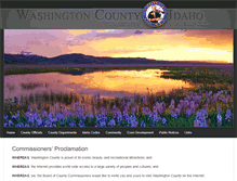 Tablet Screenshot of commissioners.co.washington.id.us